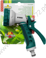 RACO 508C, 8 режимов, курок сзади, пластиковый с TPR, поливочный пистолет (4255-55/508C-18)