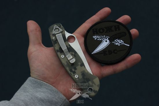 Складной нож Spyderco Military Camo C36GPCMO c клинком из стали CPM-S30V, рукоять G10