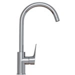 Смеситель для кухни 35k MIXLINE ML14-032 высокий излив б/отв боковая п/гайку (без подводки)