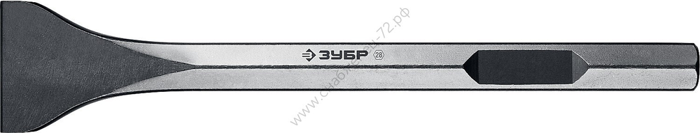 ЗУБР БУРАН HEX 28 Зубило лопаточное 80 х 400 мм