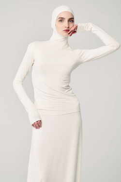 Лонгслив «Силуэт» белый