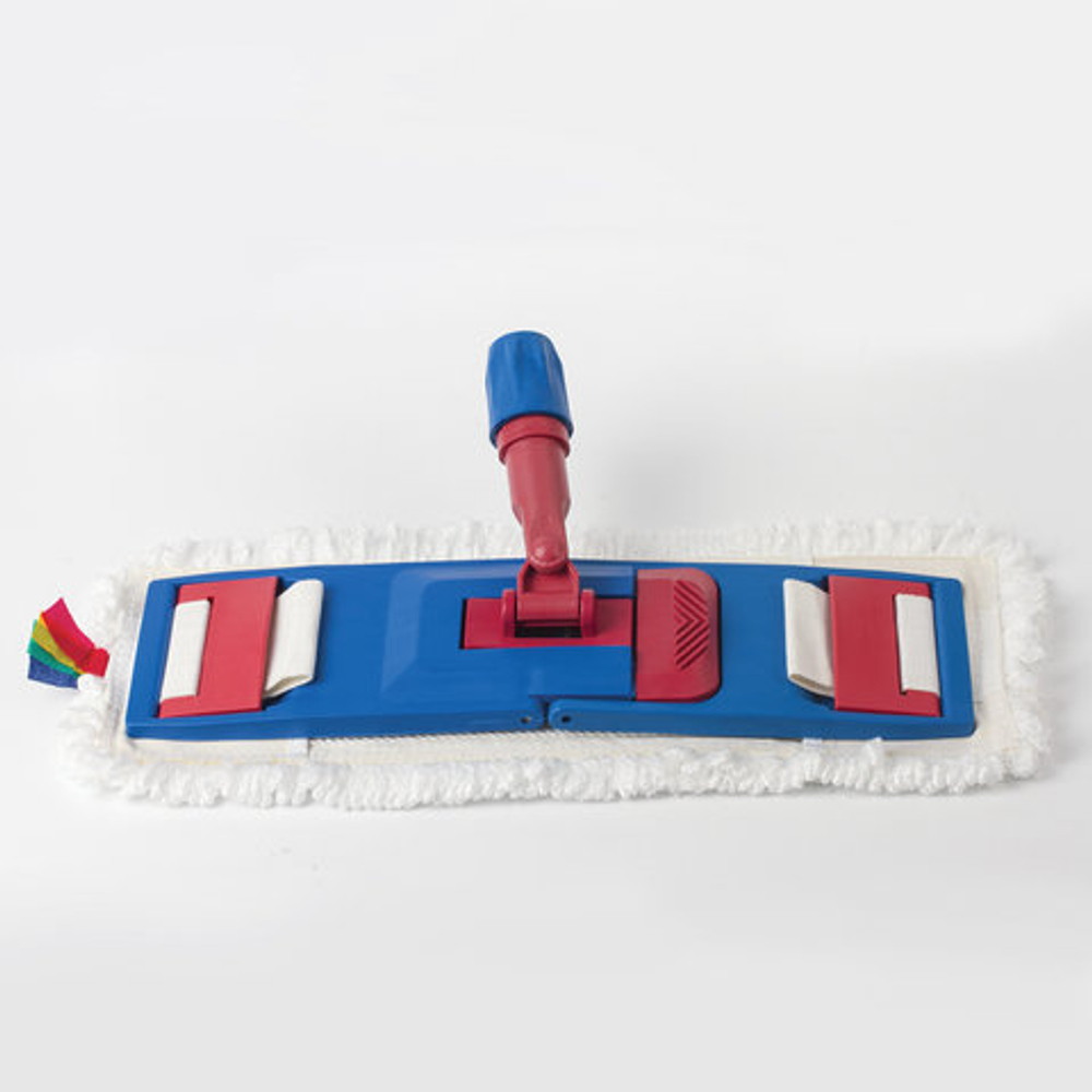 Насадка МОП плоская для швабры/держателя 40 см, уши/карманы (ТИП У/К), петлевая микрофибра, LAIMA EXPERT