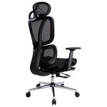 Кресло BRABIX PREMIUM "Evolution ER-700", подножка, слайдер, синхромеханизм, сетка, черное, 532947