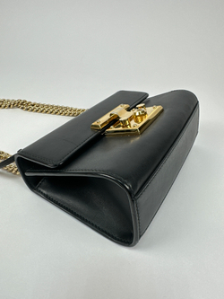 Сумка Gucci Black Leather Small Padlock