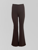 Брюки Liza 960 однотонные клеш от колена на молнии сбоку