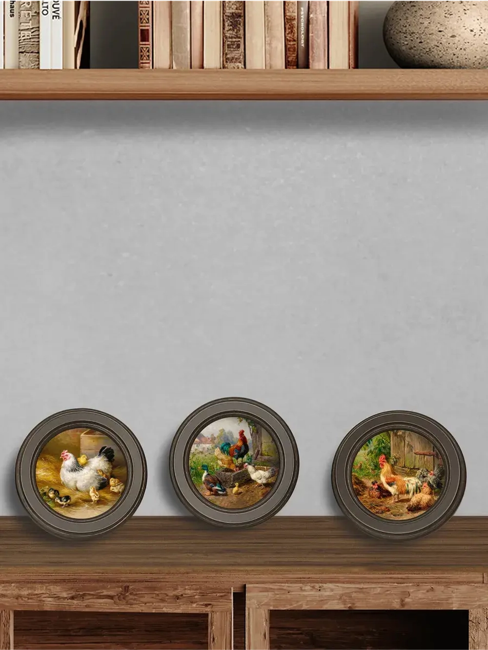 Картины на стену интерьерная на холсте 3 шт 17.5 см