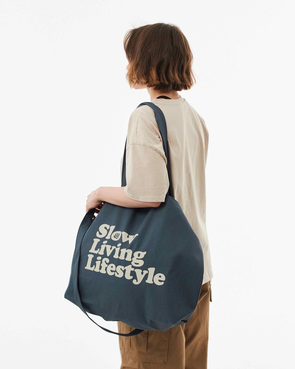 Шоппер NTTR BShopperbag Slow Living Lifеstyle серый
