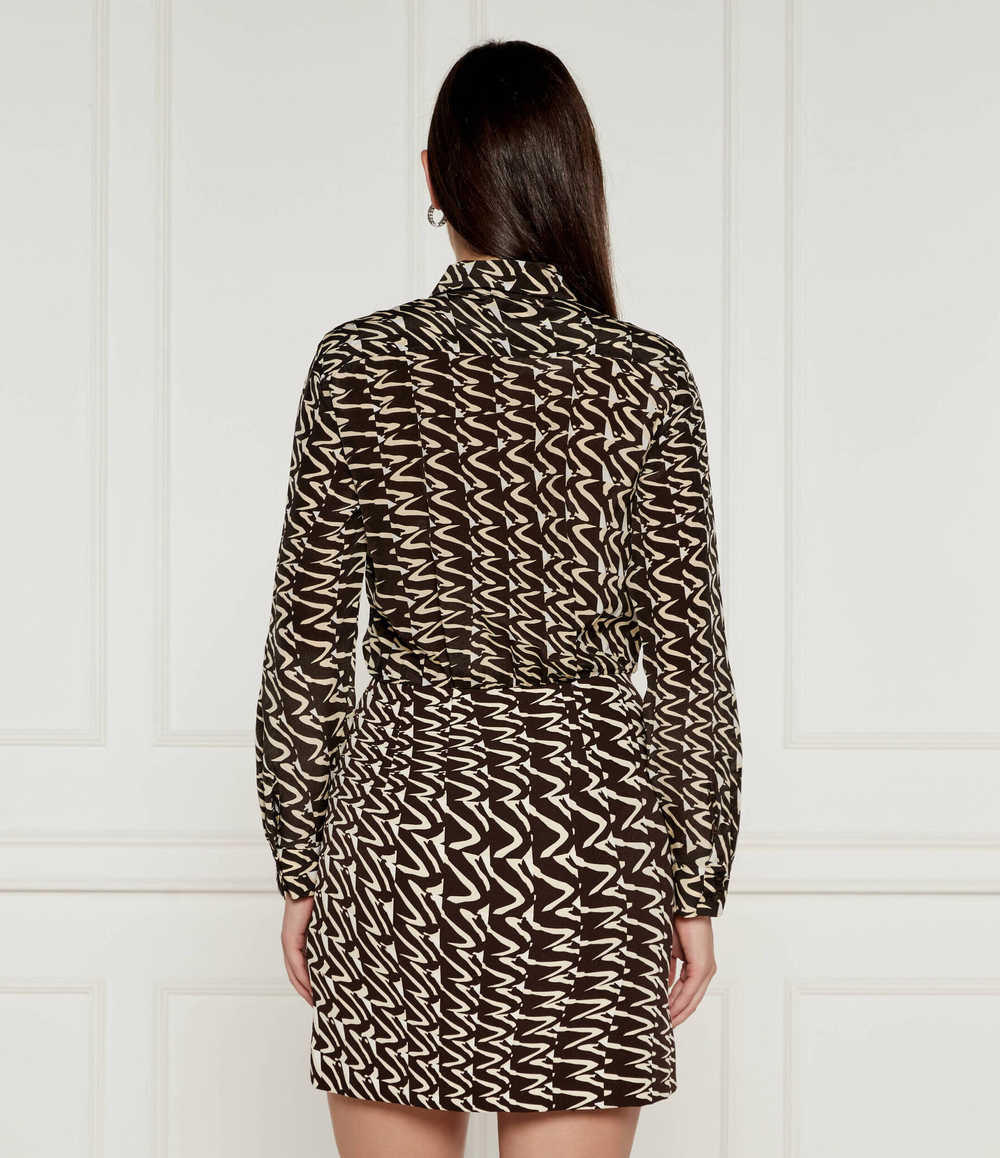 Шелковое платье POLLINE Marella - черный(32260922)