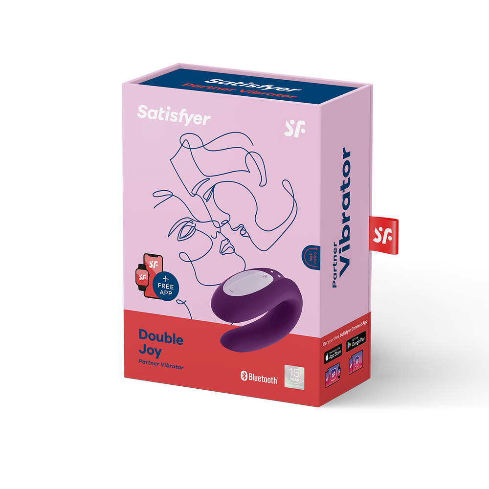 Вибростимулятор Double Joy VIOLET, фиолетовый