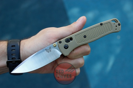 Нож Benchmade 535 Bugout OD Нейлон А+++ - белый клинок BM535ODST