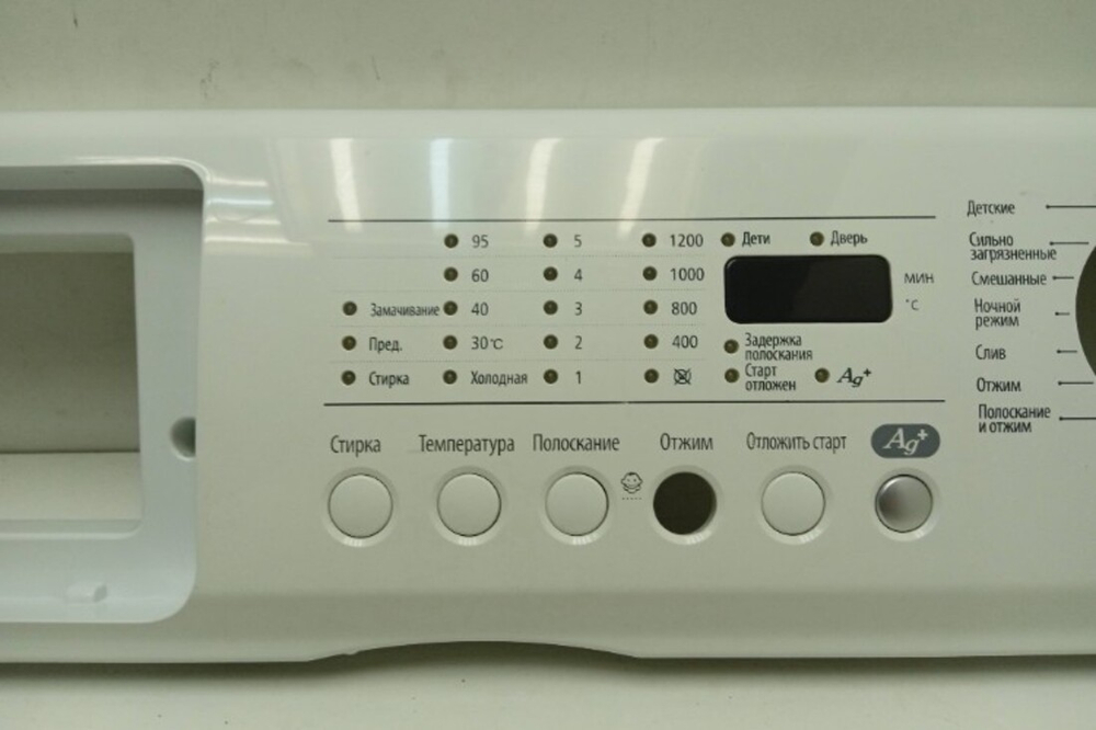 WF6452S4V кт151 Лицевая панель для стиральной машины Samsung DC64-01010A б/у
