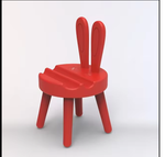 RABBIT Держатель для телефона, красный