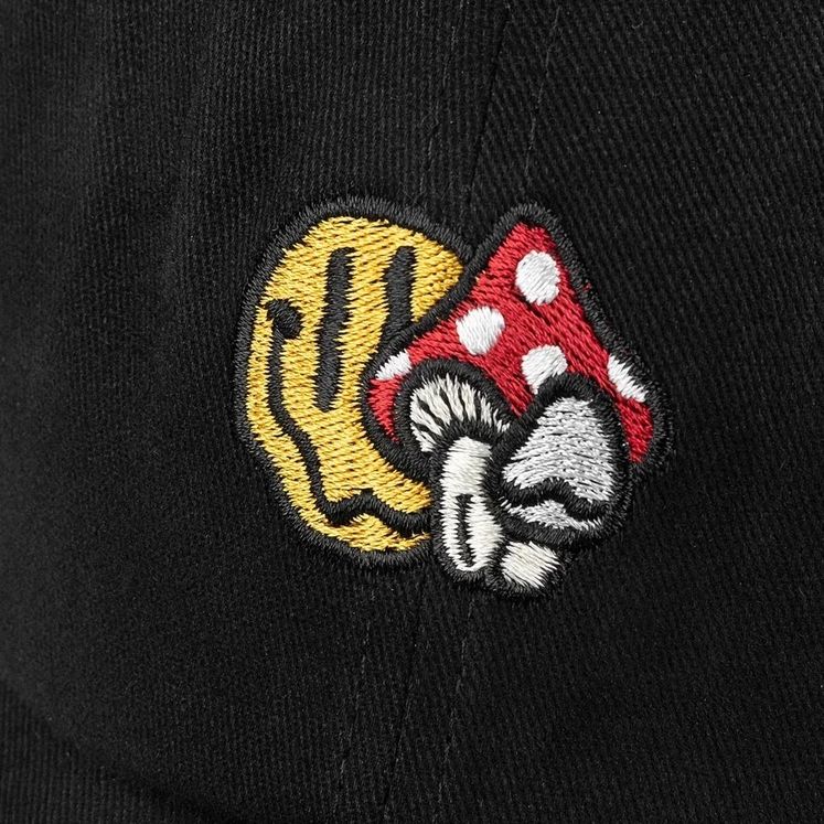 Бейсболка HAIDED DISTORTED dad cap, черный