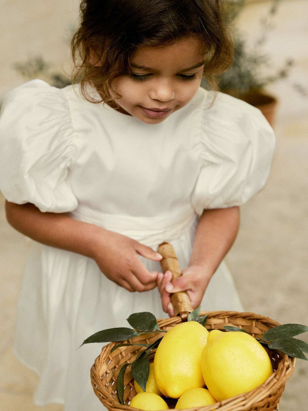 Платье для девочки Next 750-090, Кремовый