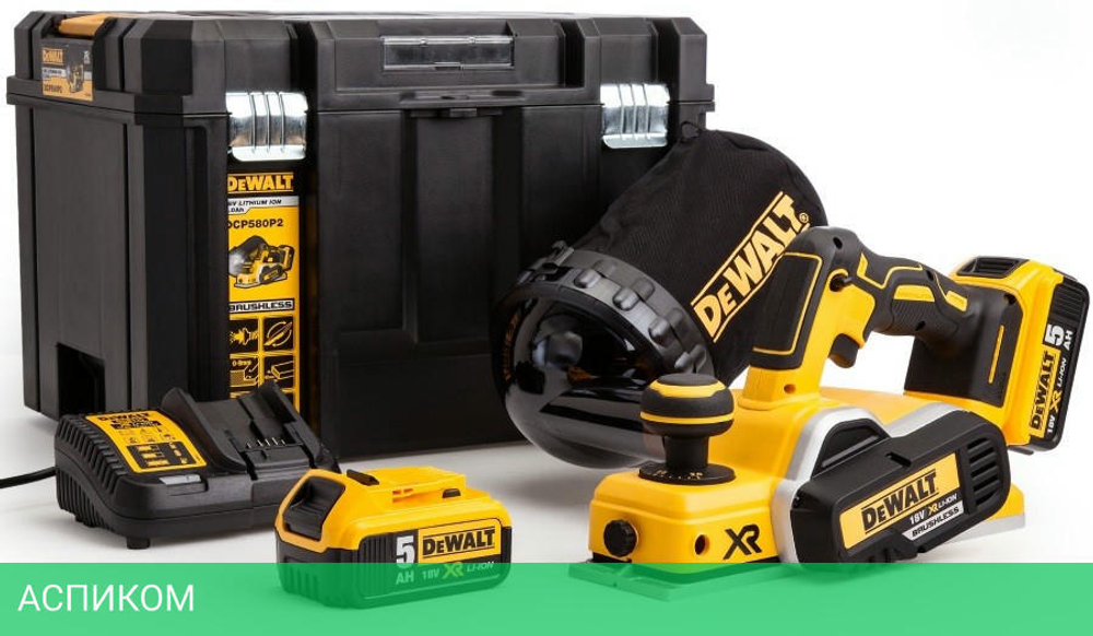 Электрорубанок DeWalt DCP580NT (DCP580NT-XJ)