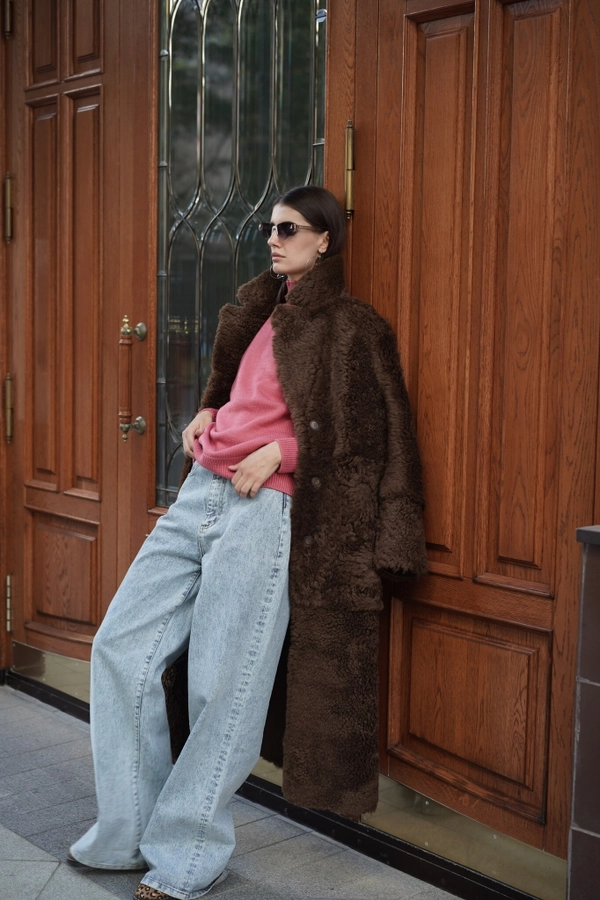 Свитер розовый