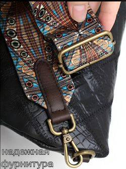 Сумка через плечо кожаная маленькая бананка КожаноFF