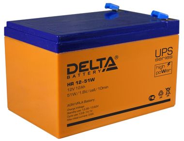 Аккумуляторы Delta HR 12-51 W - фото 1