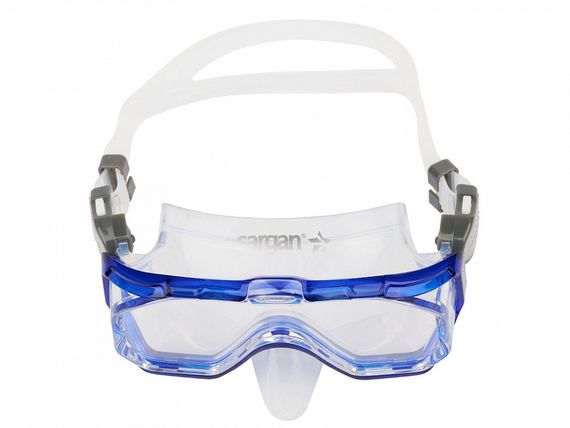 Маска детская Sargan Панорама прозрачный/синий