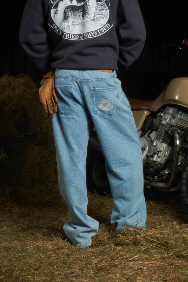 Джинсы Pastoral Wide Light denim голубые - фото 2