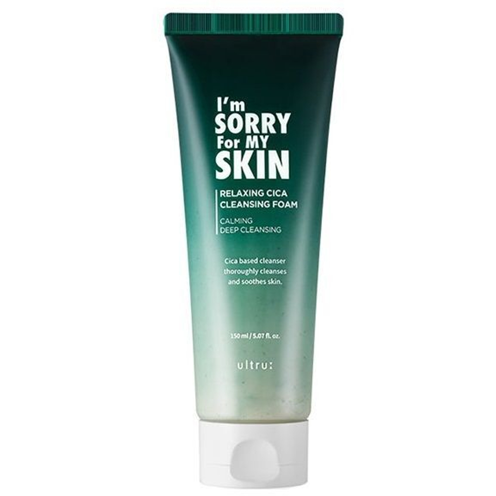 I'm Sorry For My Skin Relaxing Cica Cleansing Foam успокаивающая пенка для умывания с центеллой