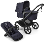 Коляска Bugaboo Fox 5 Renew complete 2 в 1 Black/Deep Indigo-Deep Indigo
