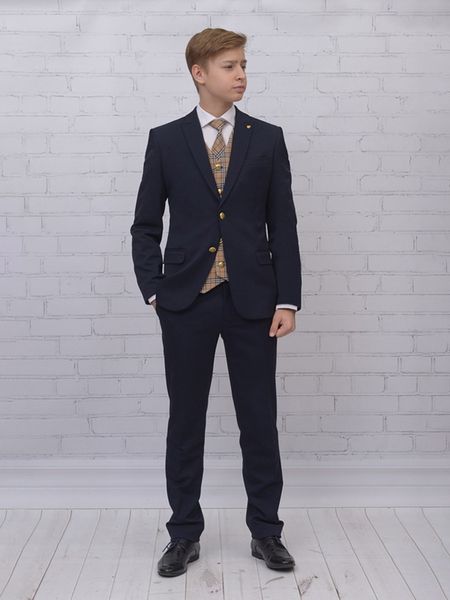 Брюки для мальчика Slim Fit Ломоносов (ШФ-1601)