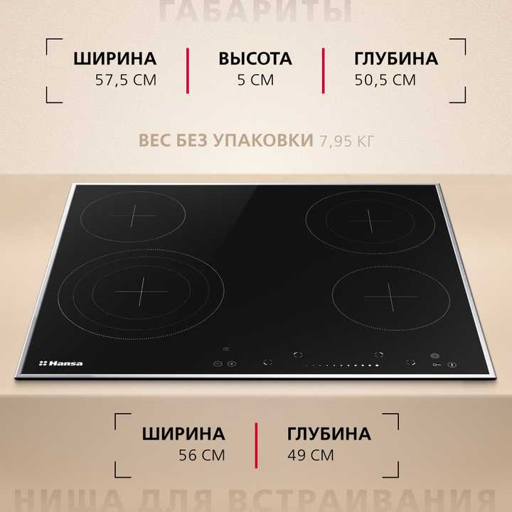 Электрическая панель Hansa BHCI96808