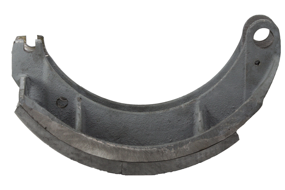 Колодка барабанного тормоза а/м КАМАЗ-ЕВРО 6440, 6520, 6522 ЛИТАЯ (накладка: короткая+короткая) (1шт.) ААЦ/ЗМД (г. Набережные Челны)