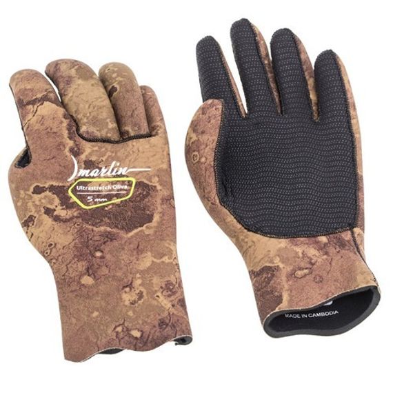 Перчатки Marlin Ultrastretch Oliva 5 мм