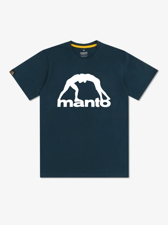 Футболка MANTO VIBE 25 Темно-синий и белый
