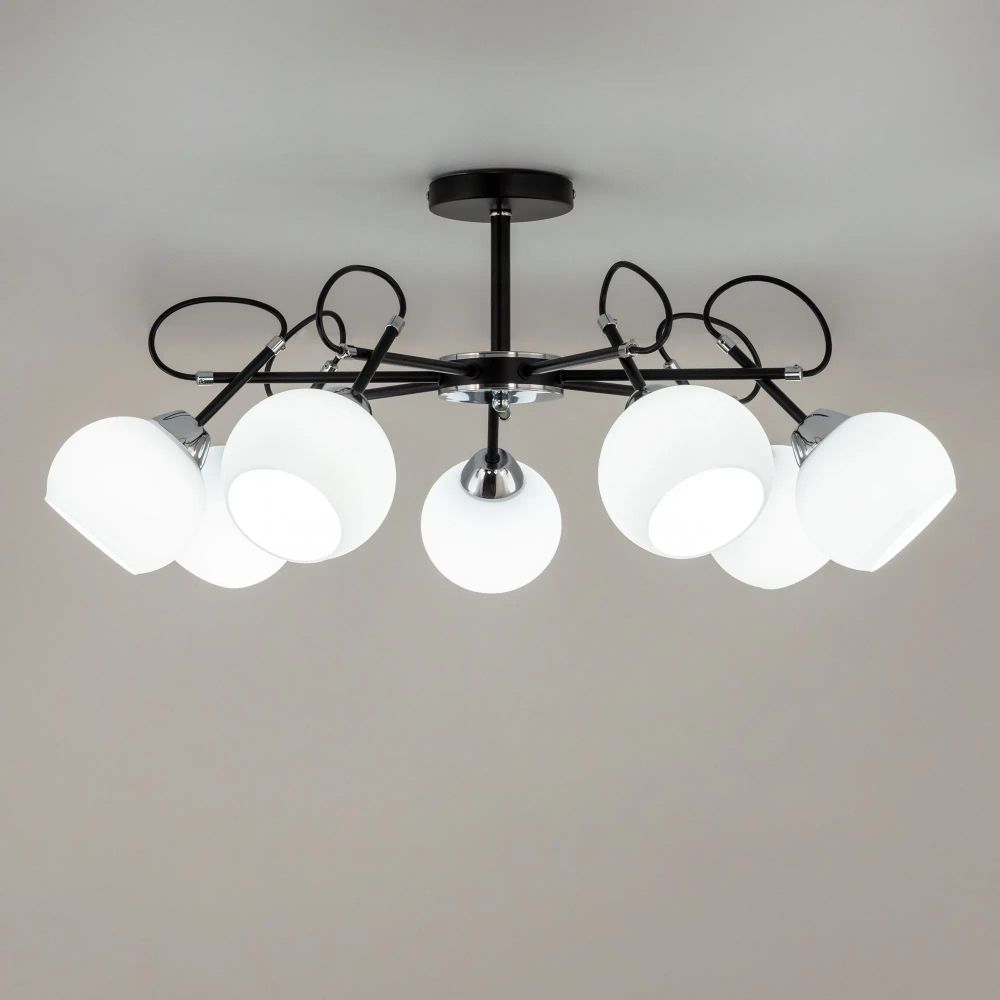 Citilux Стивен CL141271 Люстра потолочная Чёрная