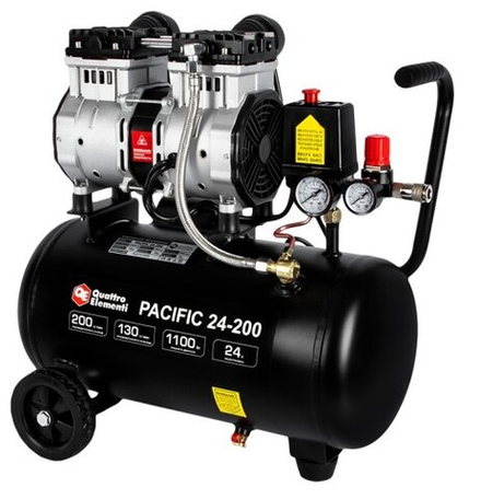 Компрессор поршневой безмасляный QUATTRO ELEMENTI PACIFIC 24-200 915-335