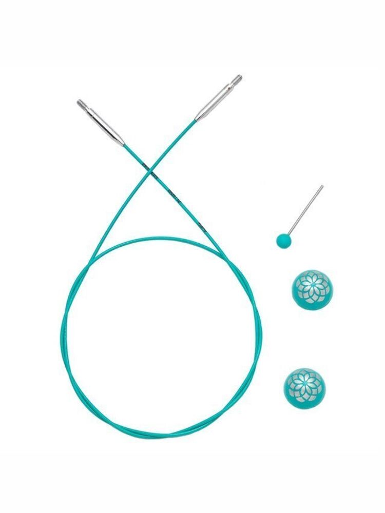 Тросик  Mindful (заглушки 2шт, кабельный ключик) бирюзовый