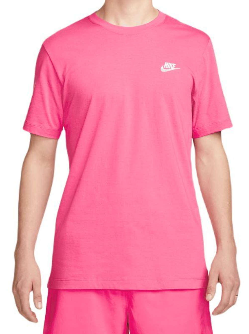 Футболка мужская теннисная Nike Sportswear Club T-Shirt - pinksicle