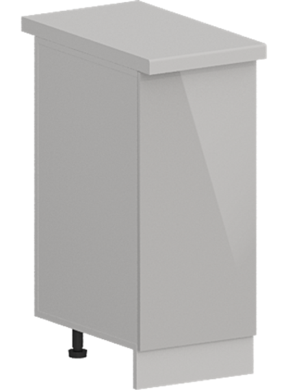 Кухня Модуль ШН 350 Графит / Белый Глянец