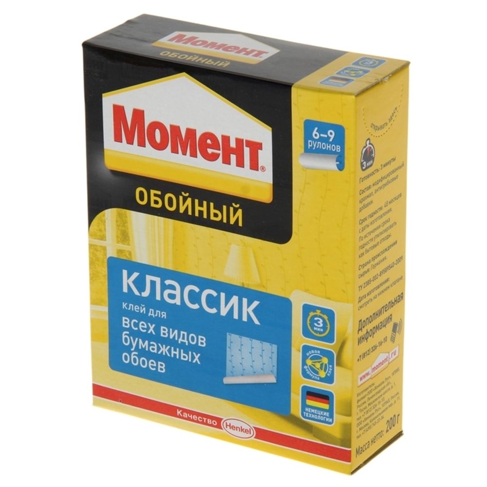 Клей &quot;Момент&quot; Классик, обойный 200 г