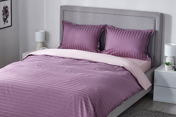 Комплект постельного белья ESTUDI BLANCO Isidora 2 спальный, Сатин 175х215 см, 2 спальный