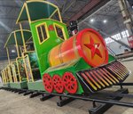 Детская железная дорога «ЗВЕЗДОЧКА» для парка (с крышей)