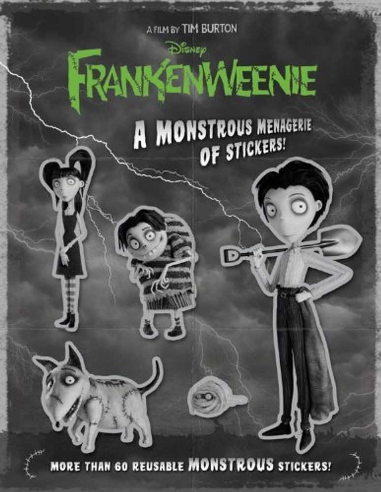 Frankenweenie: A Monstrous Menagerie of Stickers! (Disney)