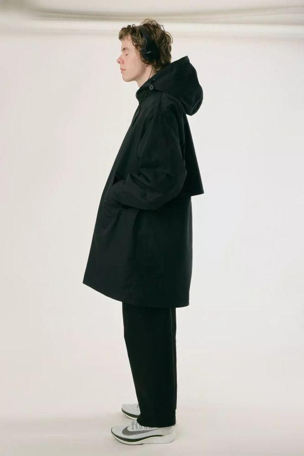 Парка Мужская Черная - фото 4