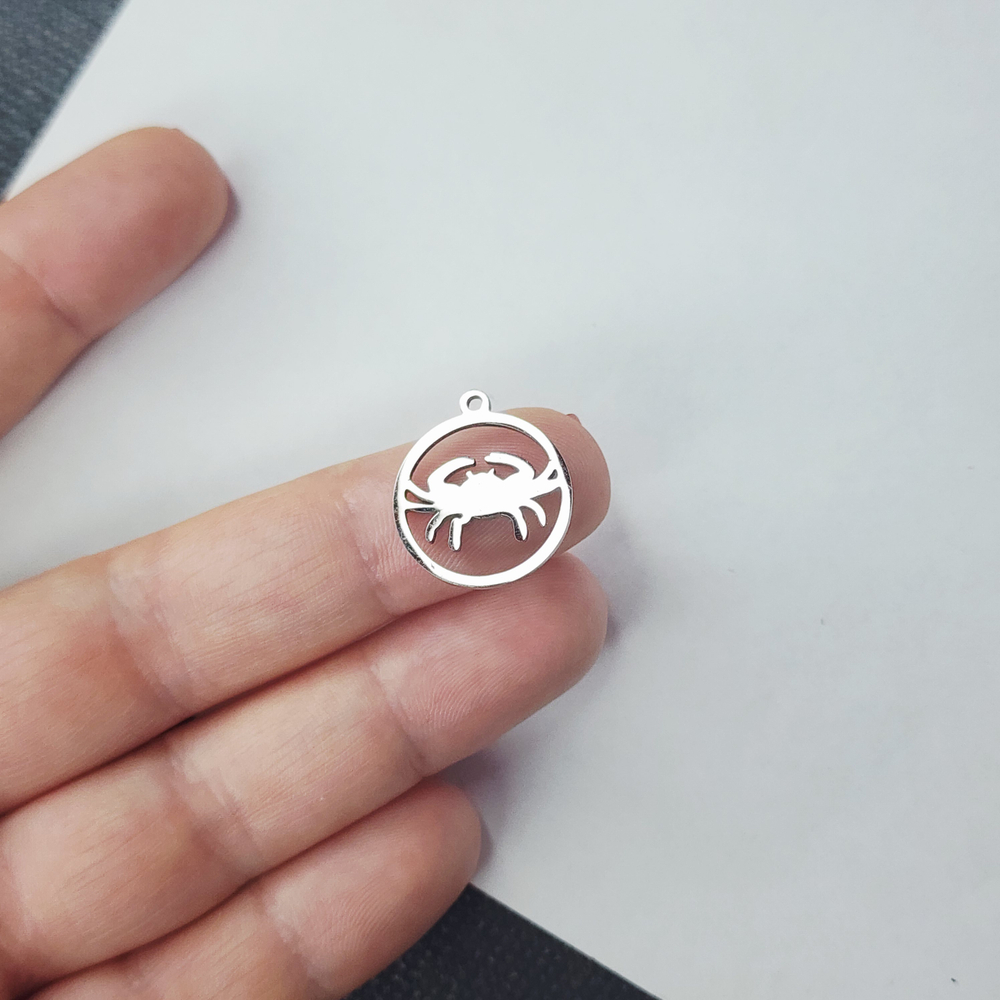 Знаки зодиаков, подвески сталь, р-р 20×17.5мм, штучно