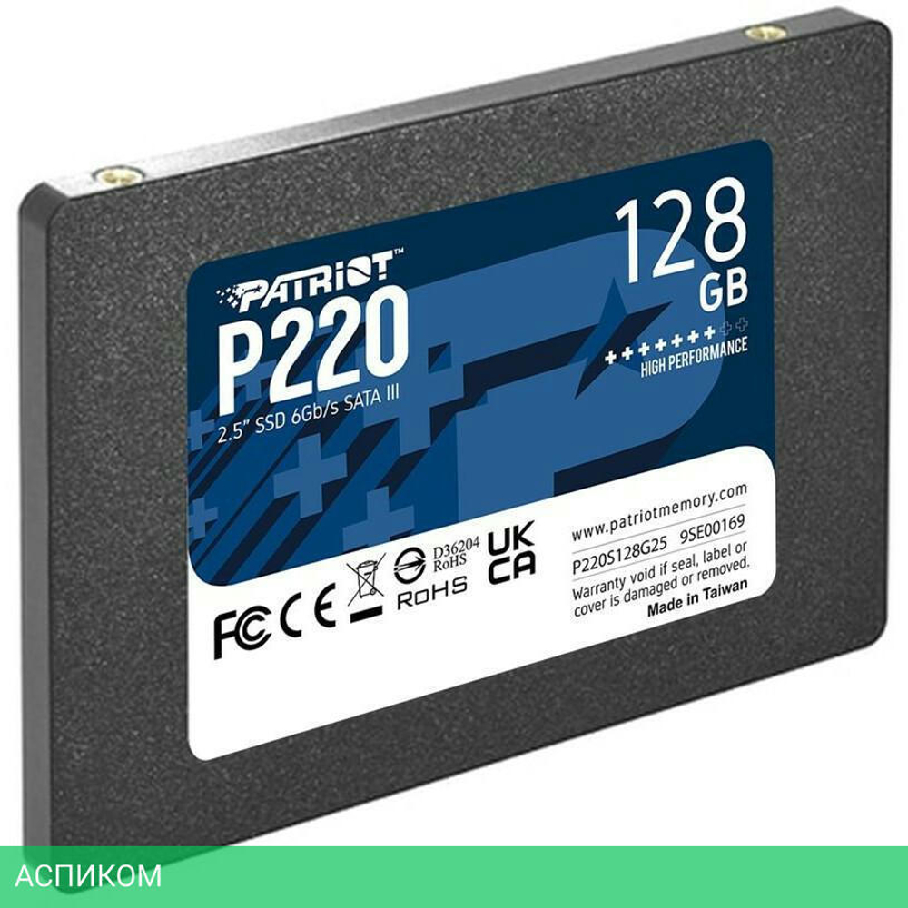 SSD диск Patriot P220 128GB (P220S128G25)