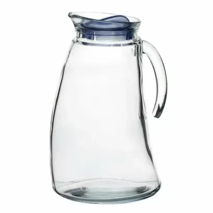 Кувшин 2,0 л. d=140 мм. h=240 мм с синей крышкой Б /1/6/80110