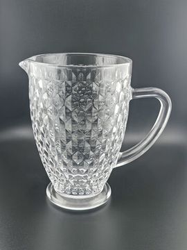 Кувшин стеклянный 1,1 л. на ножке, серия Грани