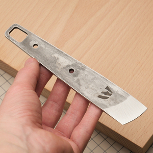 Нож-лезвие х12мф скошенный полукруг // Wild Bull Tools