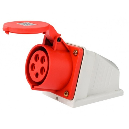 Розетка стационарная 115 3Р+РЕ+N 16А 380В IP44 РС-103 DEKraft 26194DEK