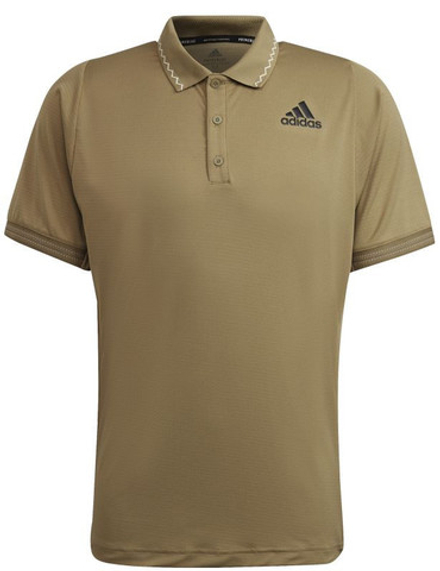 Мужское теннисное поло Adidas Freelift Primeblue Polo Shirt M - зеленый