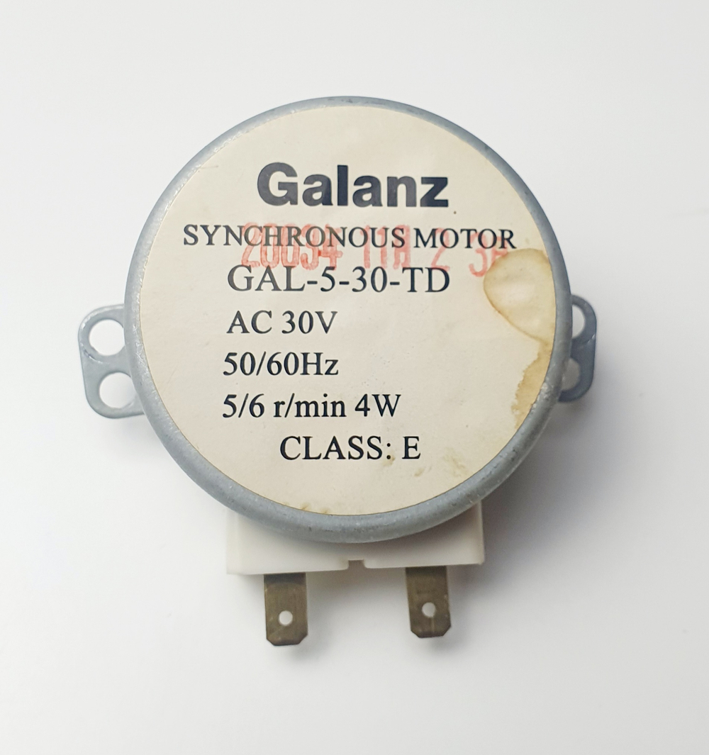 Мотор вращения тарелки СВЧ, GALANZ, AC-30v, 4w Sanyo