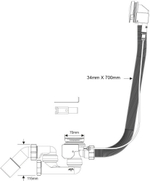 Обвязка для ванны McALPINE MRB13CB1